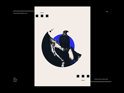 no. 176 bird animal animals black design digital geometic geometry grid human illustration minimal pattern people photoshop poster poster a day posterdesign postereveryday texture typography