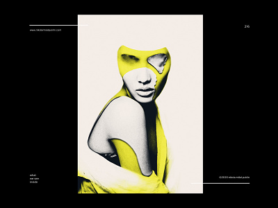 no. 216 invincible black design graphic graphic design grid minimal portfolio portrait portrait art poster poster a day poster art poster design posterdesign postereveryday surreal yellow