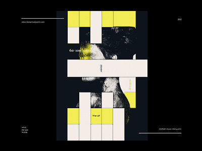 no. 292 off the grid composition design digital geometry grid illustration minimal photoshop poster poster a day posterdesign postereveryday shapes texture