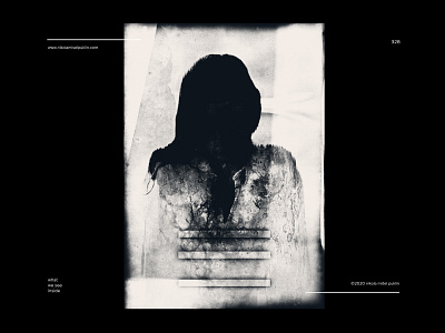 no. 328 nevermore composition contrast design digital digitalart minimal photoshop portrait poster poster a day posterdesign postereveryday texture whitespace