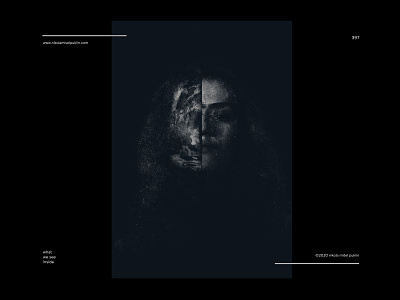 no. 397 the grudge composition contrast design digital illustration minimal photoshop poster poster a day posterdesign postereveryday shadow texture whitespace