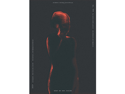 no. 004 capgras delusion black design female human illustration minimal poster poster a day posterdesign postereveryday red