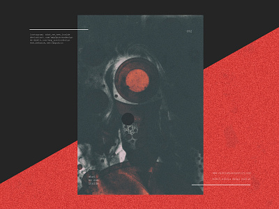 no. 092 sleepwalker black design dizajn dizajnplakata human illustration minimal photoshop plakat poster poster a day posterdesign postereveryday psd red texture type typogaphy