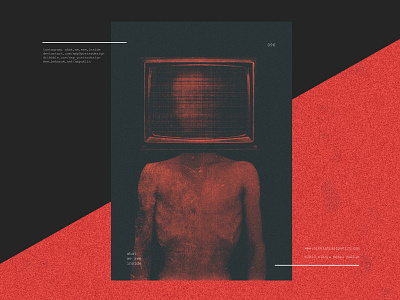 no. 096 hungry world black design human hunger illustration lies media message minimal morbid photoshop poster poster a day posterdesign postereveryday red surreal technology type typography