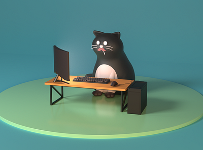 Purries - The Programmer 3d 4d after c4d cat cinema effects