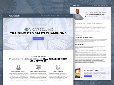 New Gap Selling business design sales sales training sales website training web design website