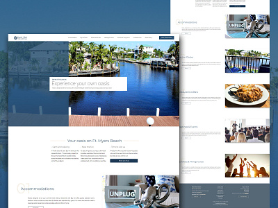 Bay Inn at the Lani Kai beach florida hotel hotel website vacation web design website