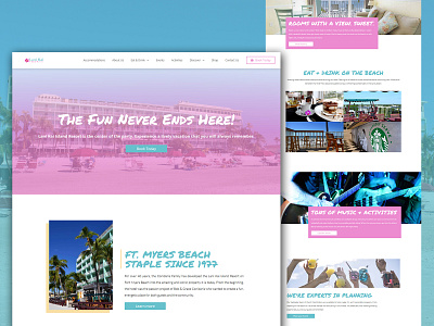 Lani Kai Island Resort beach florida hotel hotel website vacation web design website