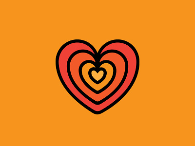 <3 clean colors colorscheme design designer emblem heart logo simple valentine day valentines vector vectors