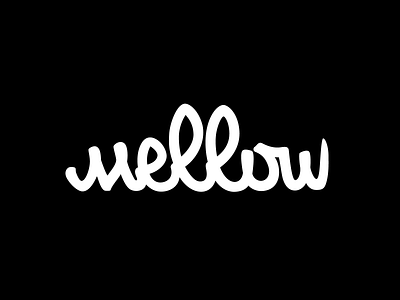 mellow logo black clean design lettering letters logo simple type typeface typography vector wordmark wordmark logo