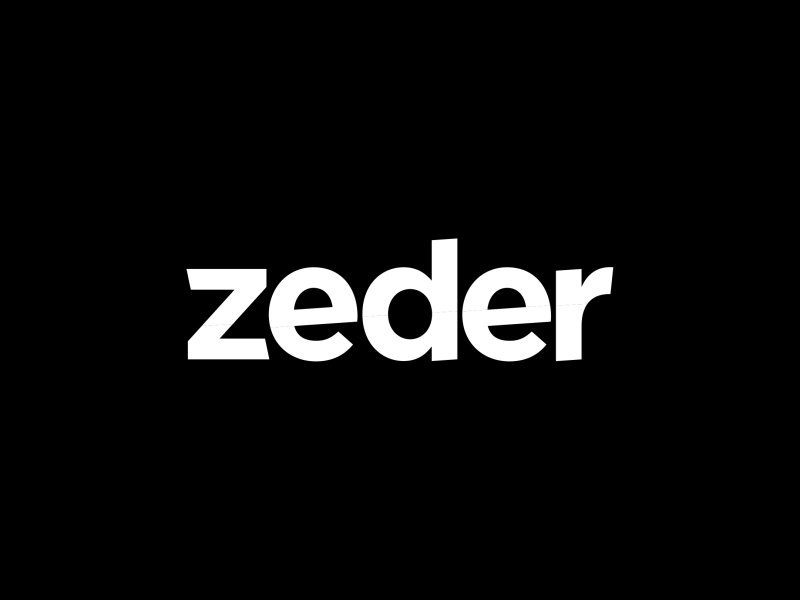 zeder short logo animation branding clean design game gaminglogo lettering logogram simple streamerlogo type typeface typography vector