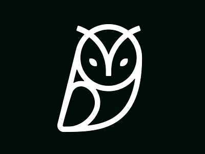 OWL animal logo animal logos animals black brand branding clean design icon icons logo logos owl owl logo personal branding simple vector white