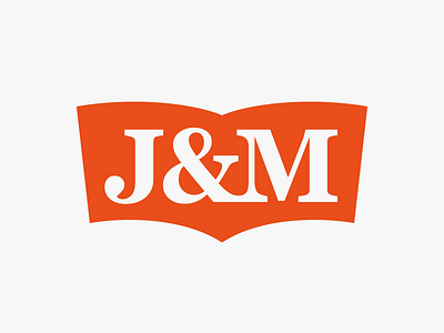 J&M Concept brand brand logo brand type branding graphic design leather leather logo logo logo concept logo design orange shape shape logo type type logo typography