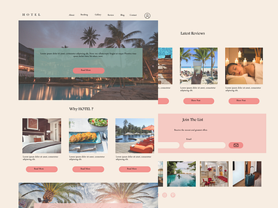 HOTEL branding design figma figma design hotel hotel web hotel website travel travel web travel website ui ux web website