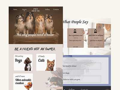 pets branding design pets photoshop psd ui web web design webdesign website