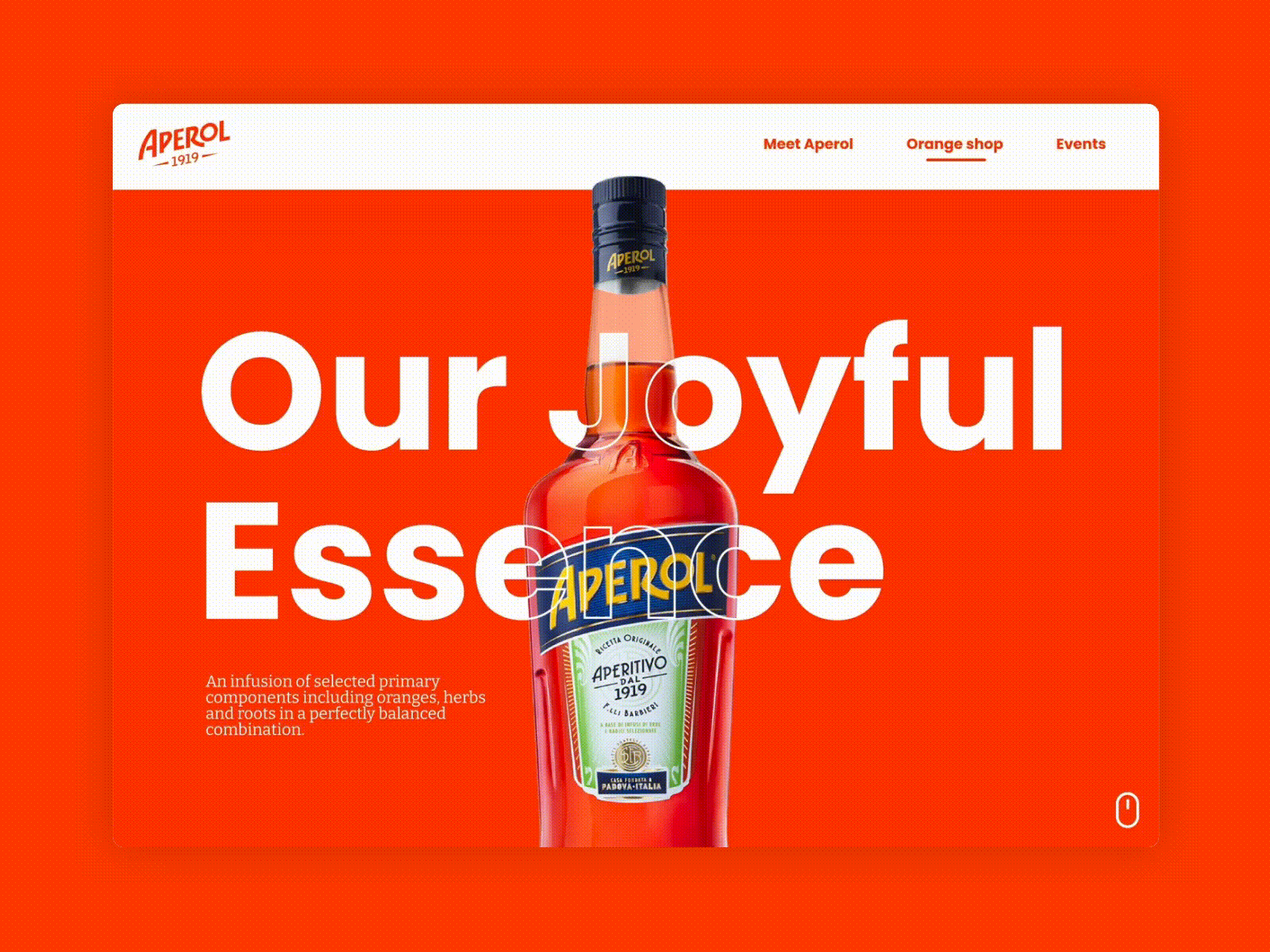 E-Commerce Shop - Daily UI #012 alcohol animation aperol bottle buy cart daily ui design drink e commerce item orange shop spritz ui