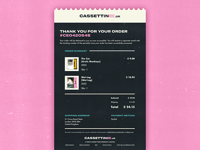 Email Receipt - Daily UI #017