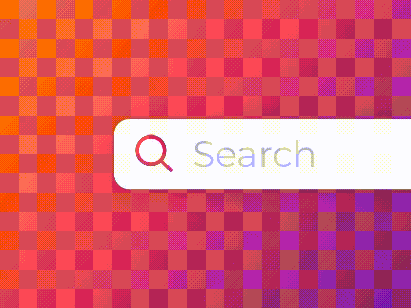 Search - Daily UI #022 animation bar daily ui design icon microinteraction motion graphics search searchbar textfield ui