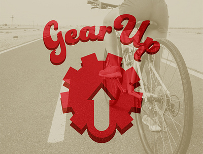 Day24GearUp branding design illustration logo