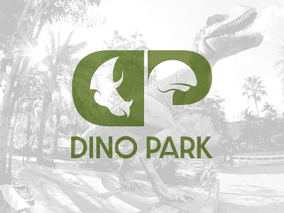 DinoPark branding design icon illustration logo vector