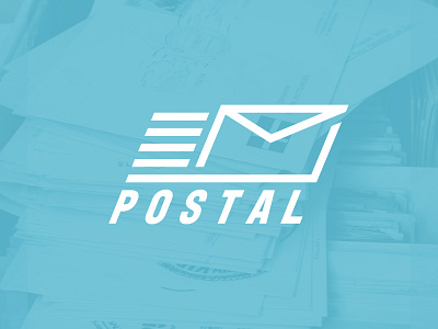 Postal branding design illustration logo mail typography vector