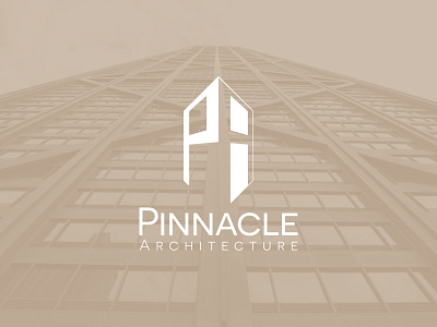 Pinnacle architect architecture branding construction construction logo design icon illustration logo vector