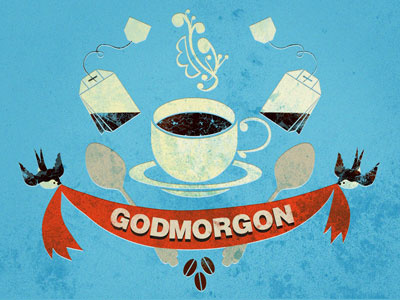 Godmorgon illustration spacedown