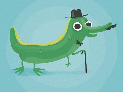 Le Grand Crocodile crocodile illustration