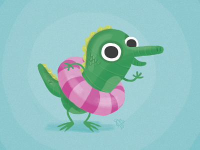 Le petit Cocodile crocodile illustration