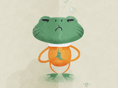 Froggg illustration spacedown