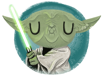 Yoda illustration star wars yoda