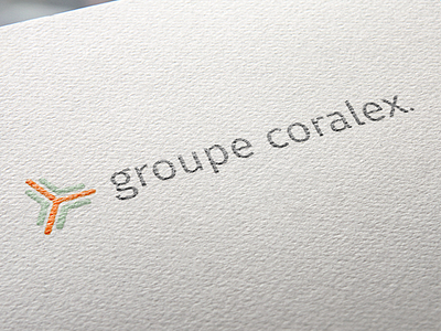 Groupe Coralex brand exam group logo school student webdesign