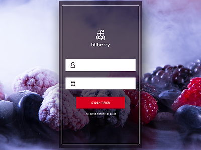 DailyUI - 001 French Sign Up dailyui fruit quick signup ui