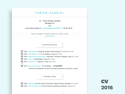 New french resume