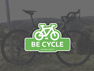 Be-Cycle for StickerMule bike blog brand sticker