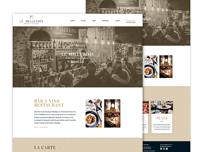 Wine bar website redesign