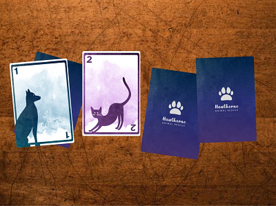 Deck of Cards - Animal Rescue animal rescue animals blue card deck cards cat deck of cards dog purple rescue teal
