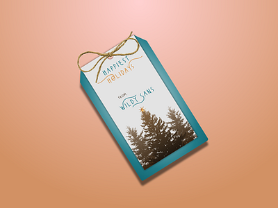 Dribbble Rebound 16 christmas christmas tree gift card gift tag holiday rebound