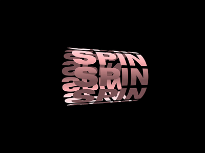 Animated Type Challenge: Spin 3d after effects after effects motion graphics animated poster animated type animation challenge kinetic kinetictype spin tutorial typography workshop