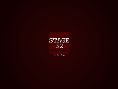 Stage 32 Logo Design design film juan abad logo logo design red screenwriting stage 32 video