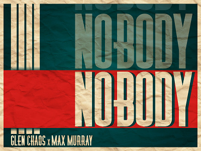"Nobody" Single Cover Art album cover cover art diner type juan abad
