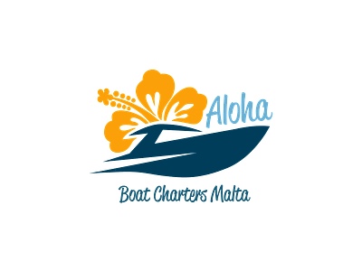 Aloha Boat Charters Malta - Branding branding design illustration logo web