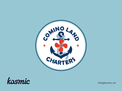 Comino Land Charters branding logo branding design graphic design illus illustration logo web website