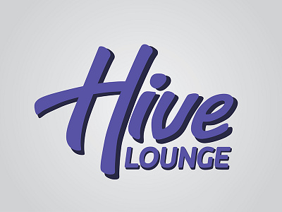 Hive Lounge - Logo branding hive hive lounge logo lounge typgographic logo typograpgy