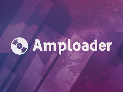 Amploader Branding amploader app branding discover exercise logo music songs web web app