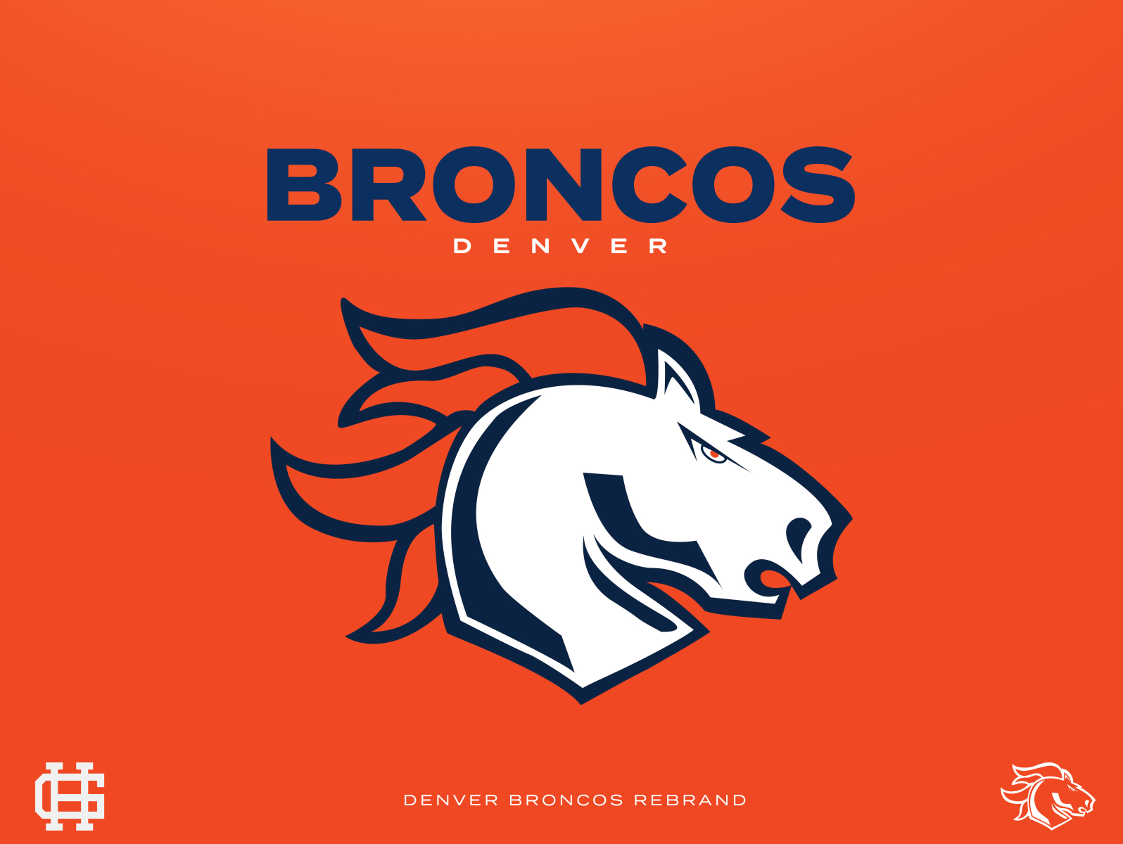 Denver Broncos Rebrand by Howard Griffith II on Dribbble