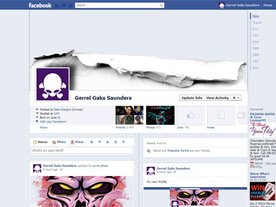 New FB Cover image cover facebook gaks gaks designs paper