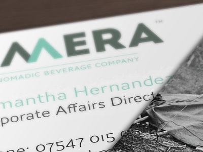 Kmera Business Cards branding brands business business card business card design drinks iced tea logo soft drinks