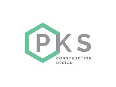 PKS Construction Design branding concept construction design logo
