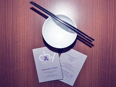 Chy Menu chinese fold menu outer takeaway